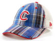 Chicago Cubs New Era Plaid Trucker SFA